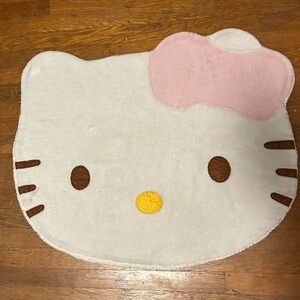 Hello Kitty Pink and White Rug ˚˖𓍢ִ໋❀